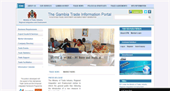 Desktop Screenshot of gambiatradeinfo.org