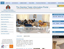 Tablet Screenshot of gambiatradeinfo.org